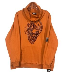 Cuidado Con El Perro Men's  Pullover Sweater Burnt Orange Size LRG NWT